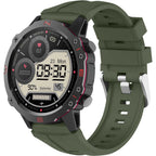 Smartwatch deportivo con base de carga inalámbrica
