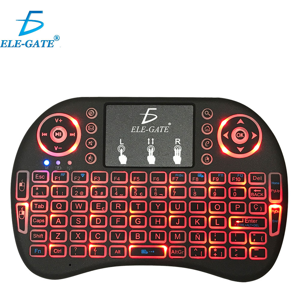 Mini teclado inalámbrico con touchpad