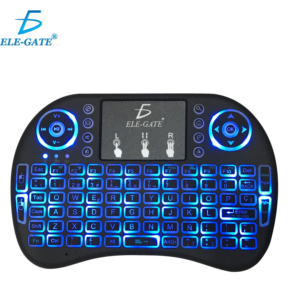Mini teclado inalámbrico con touchpad