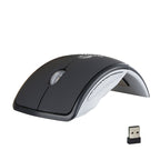 Mouse inalámbrico plegable con receptor USB