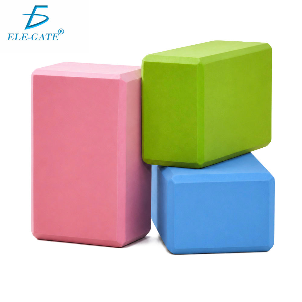 Bloque de yoga con bordes biselados para pilates y estiramientos
