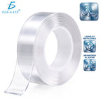Rollo de cinta nano gel transparente de doble cara