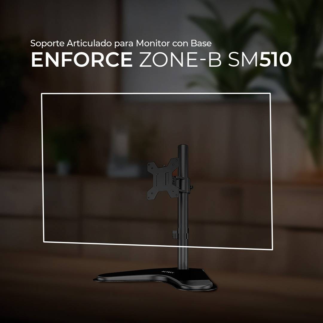 Soporte de monitor Acteck Enforce Zone-B negro