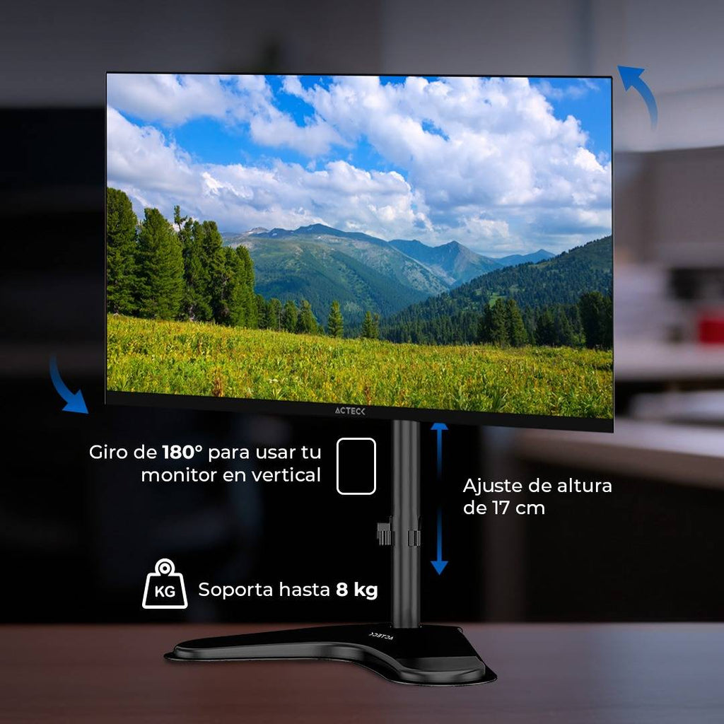 Soporte de monitor Acteck Enforce Zone-B negro