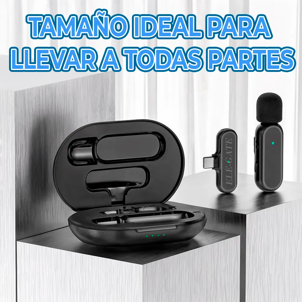 Micrófono Lavalier — contenido del kit