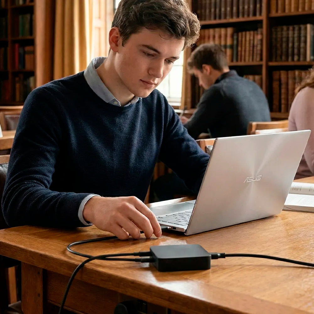 Cargador ASUS USB-C 100W — uso