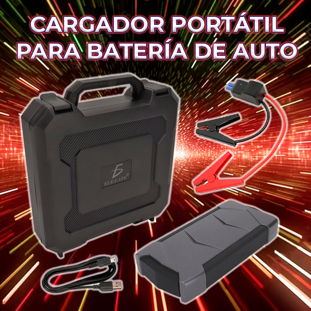 Arrancador portátil para auto de 1500 A con batería de 10800 mAh