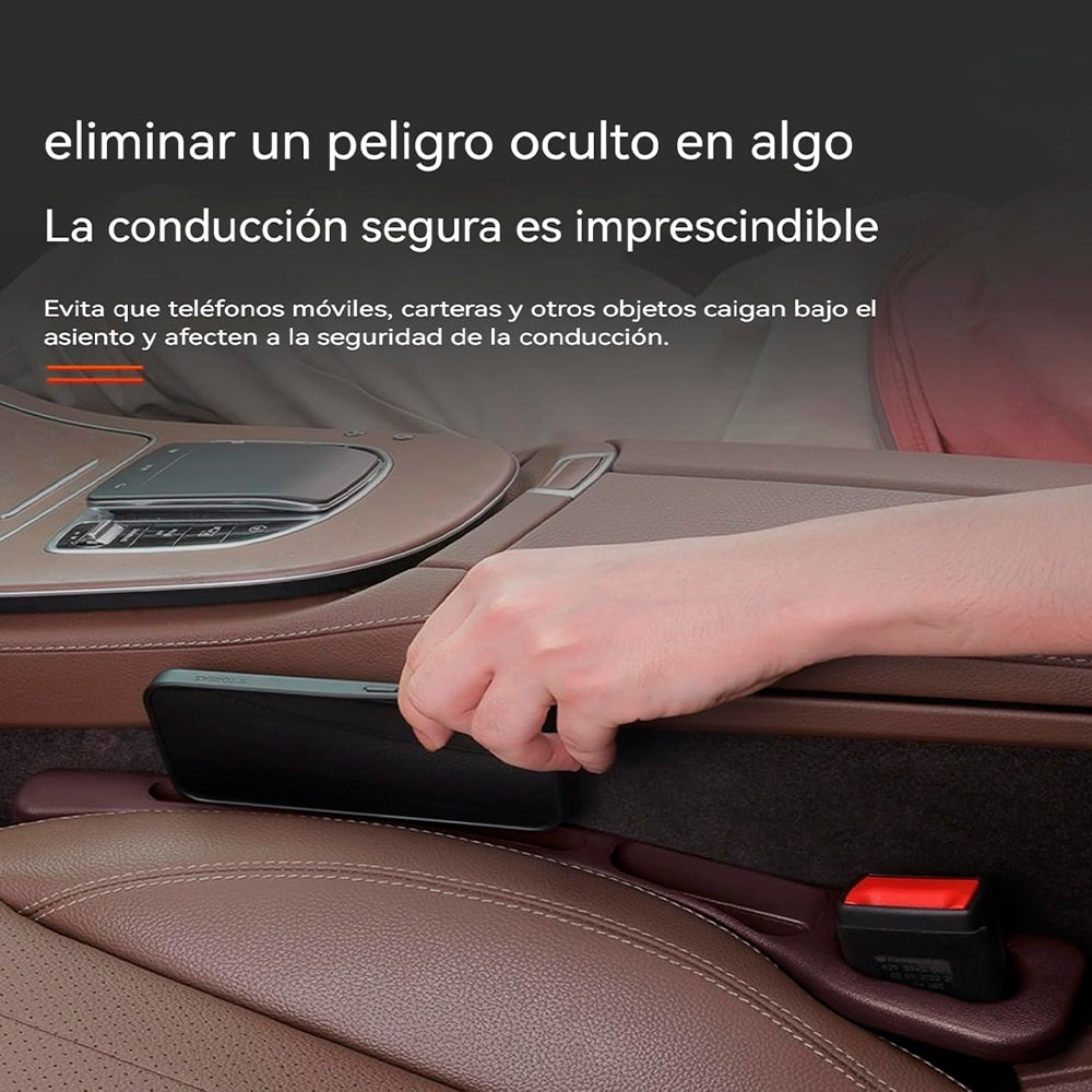 Relleno de hueco para asiento de coche con organizador