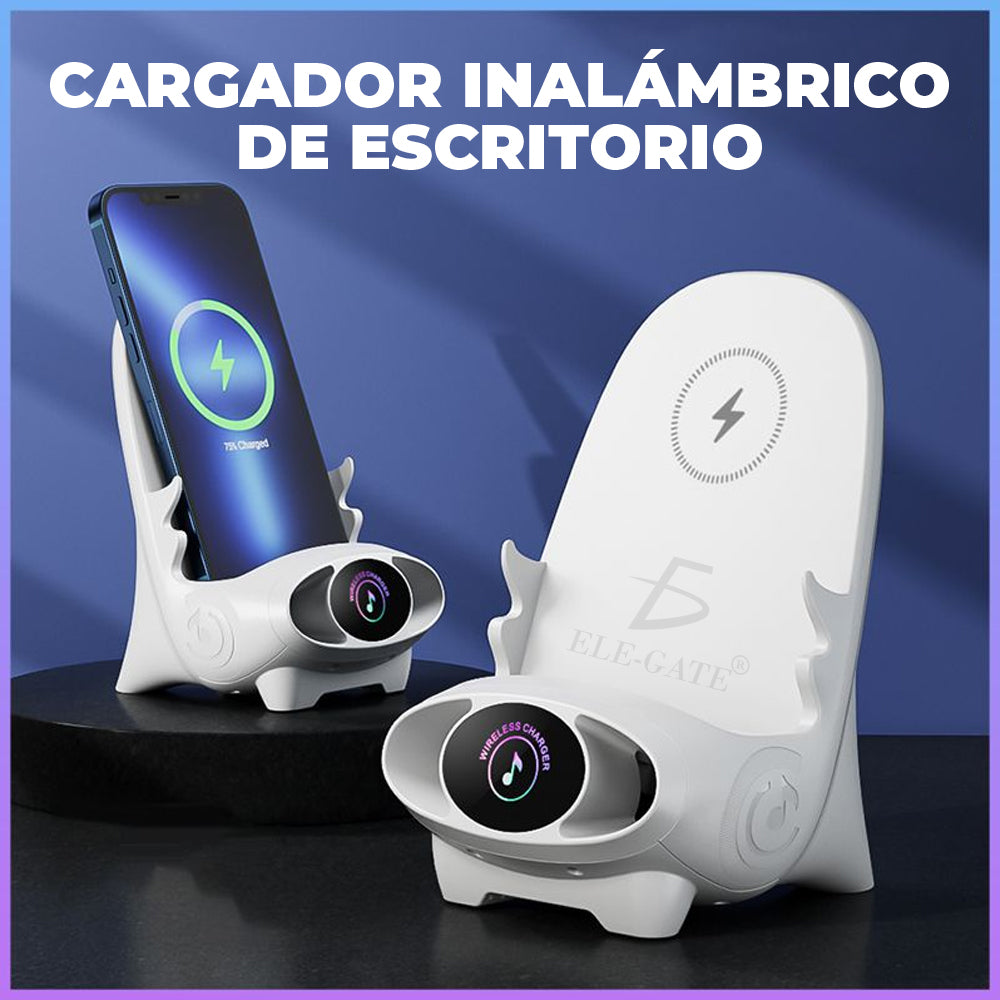 Soporte de carga inalámbrica para escritorio