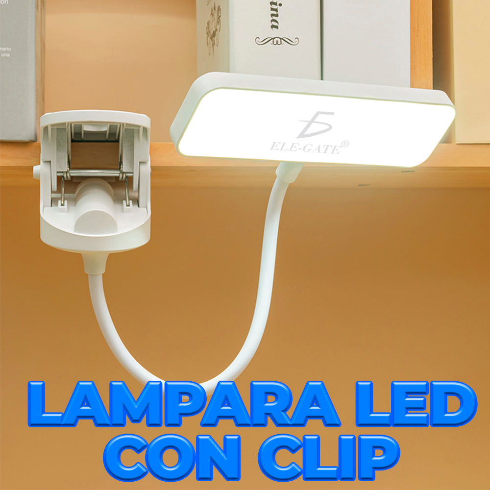 Lámpara de escritorio LED de luz cálida con conexión USB