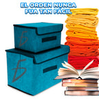 Set de 2 cajas organizadoras colapsables