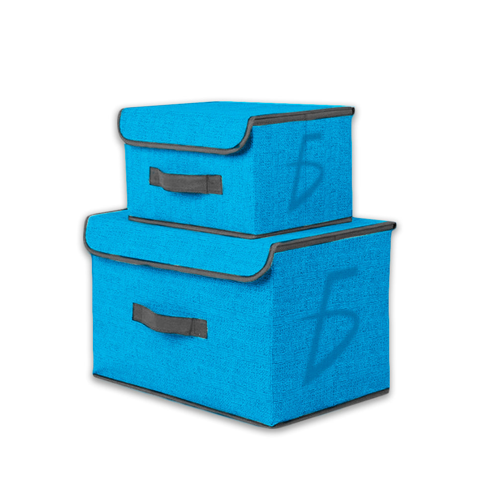 Set de 2 cajas organizadoras colapsables