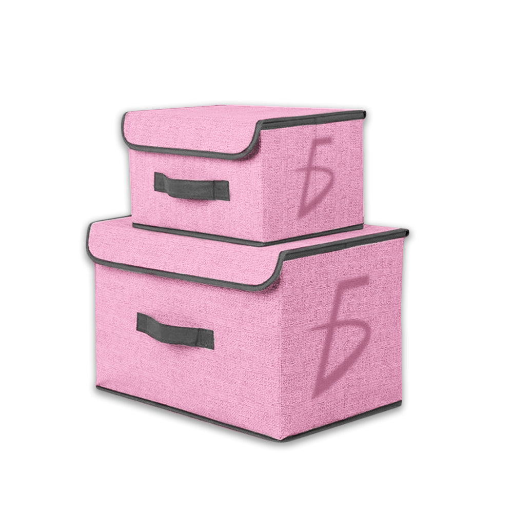 Set de 2 cajas organizadoras colapsables
