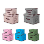 Set de 2 cajas organizadoras colapsables