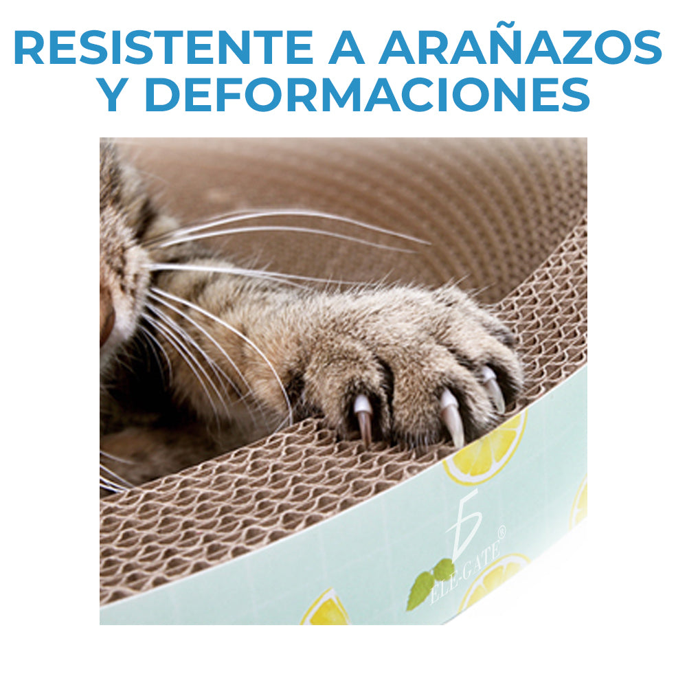 Rascador reversible de cartón para gatos