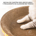 Rascador reversible de cartón para gatos