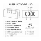Reloj digital con bocina Bluetooth