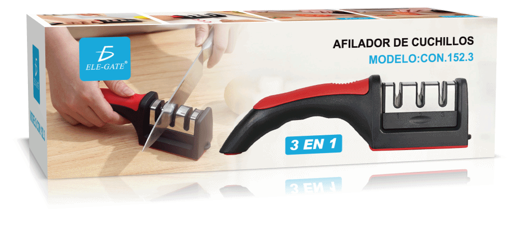 Set afilador de cuchillos con piedra de tungsteno