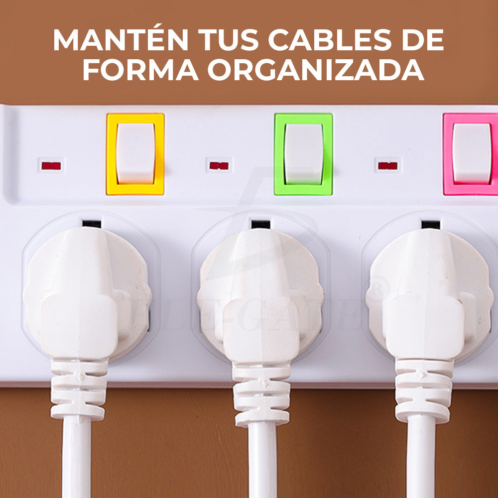 Regleta de escritorio con 3 tomas y puertos USB