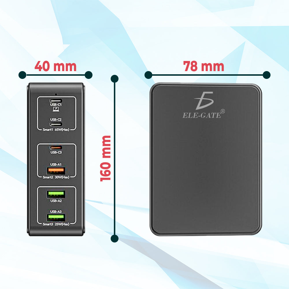 Cargador de escritorio de 6 puertos USB