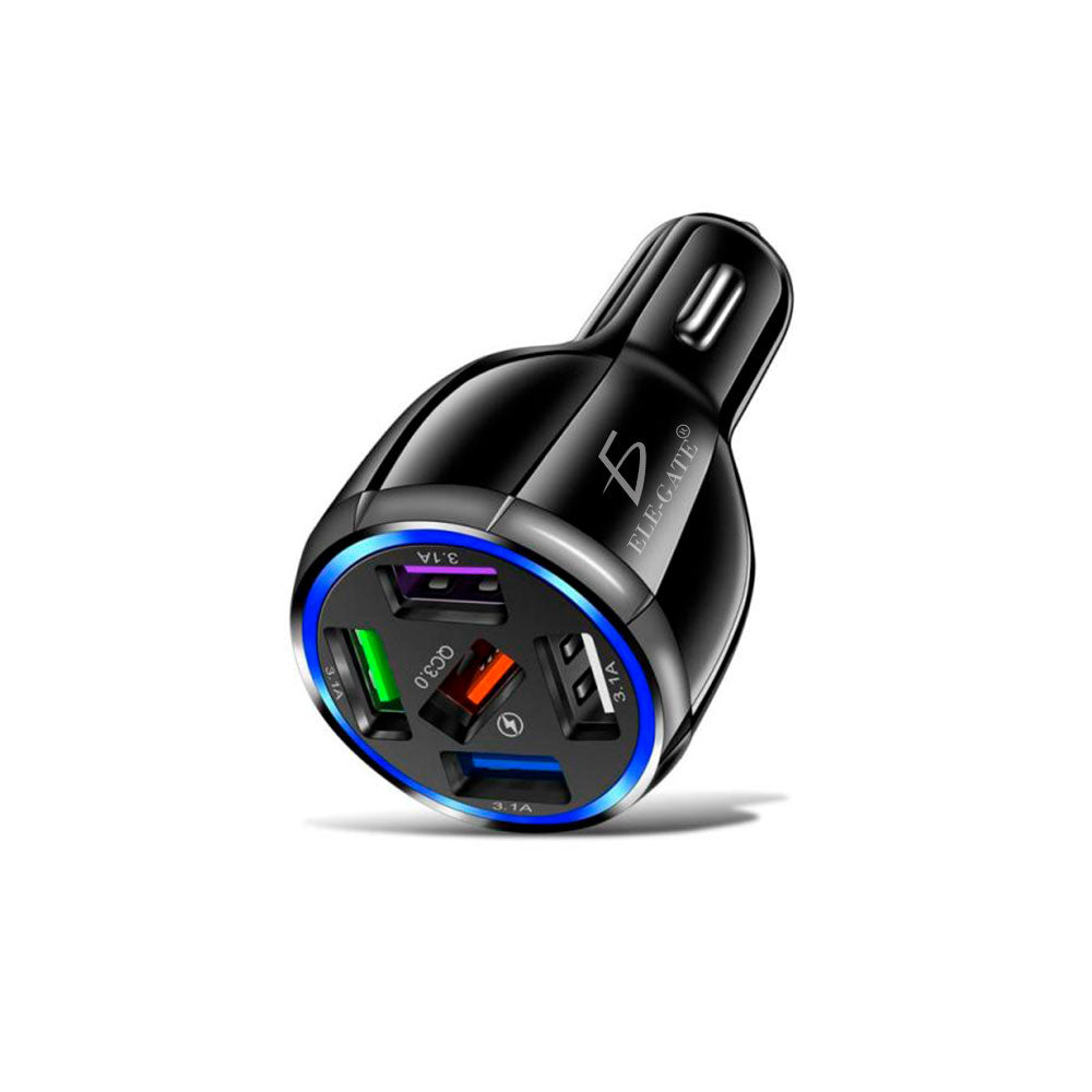 Cargador USB de 5 puertos para coche