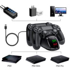 Estación de carga para dos controles DualShock