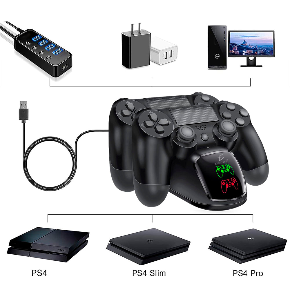 Estación de carga para dos controles DualShock