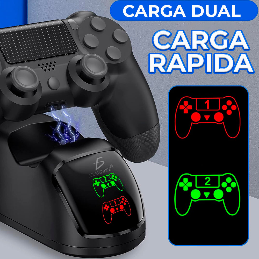 Estación de carga para dos controles DualShock