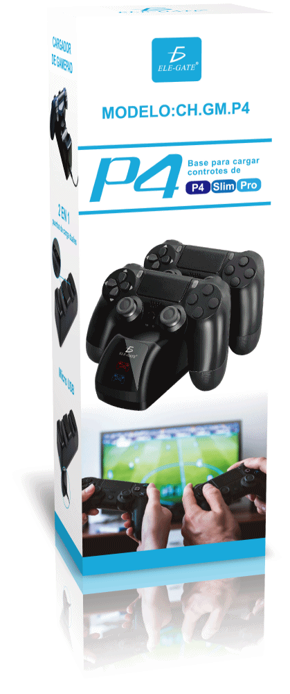 Estación de carga para dos controles DualShock
