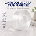 Rollo de cinta nano gel transparente de doble cara