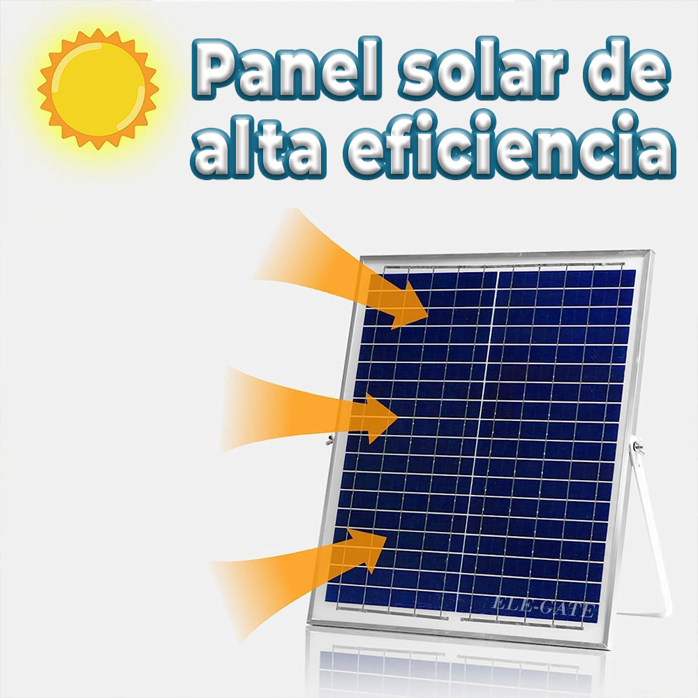 Ventilador solar de mesa de altura regulable