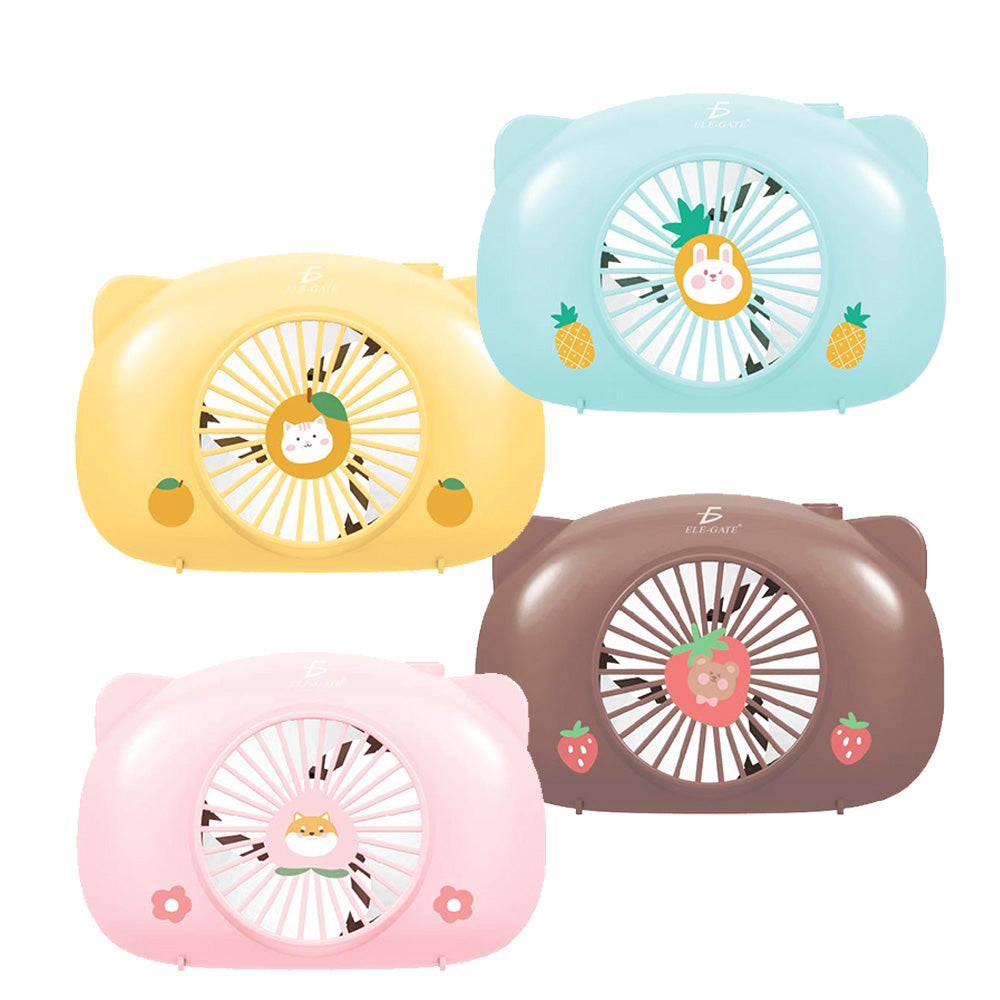 Mini ventilador personal en colores pastel