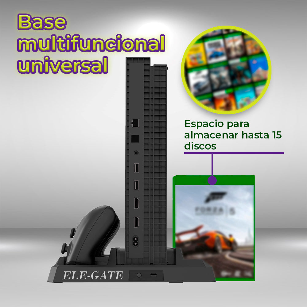 Estación de carga vertical para controles de juego