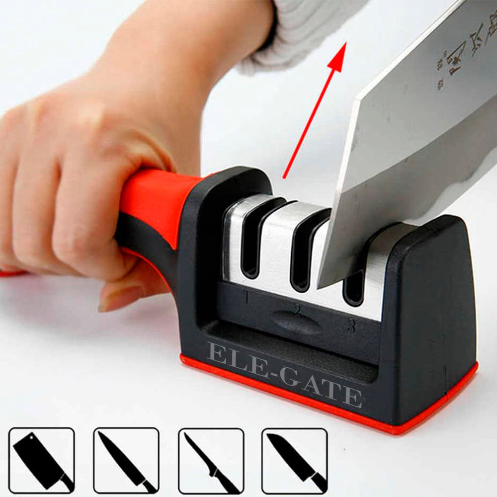 Set afilador de cuchillos con piedra de tungsteno