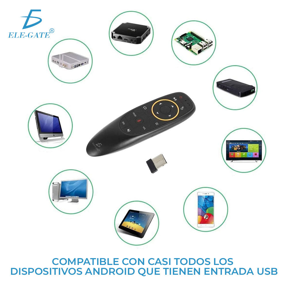 Control remoto con entrada de voz