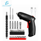 Destornillador eléctrico de 3.6 V recargable por USB con luz LED