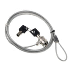 Candado de cable de acero para laptop con llave