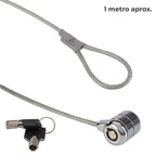 Candado de cable de acero para laptop con llave