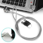 Candado de cable de acero para laptop con llave