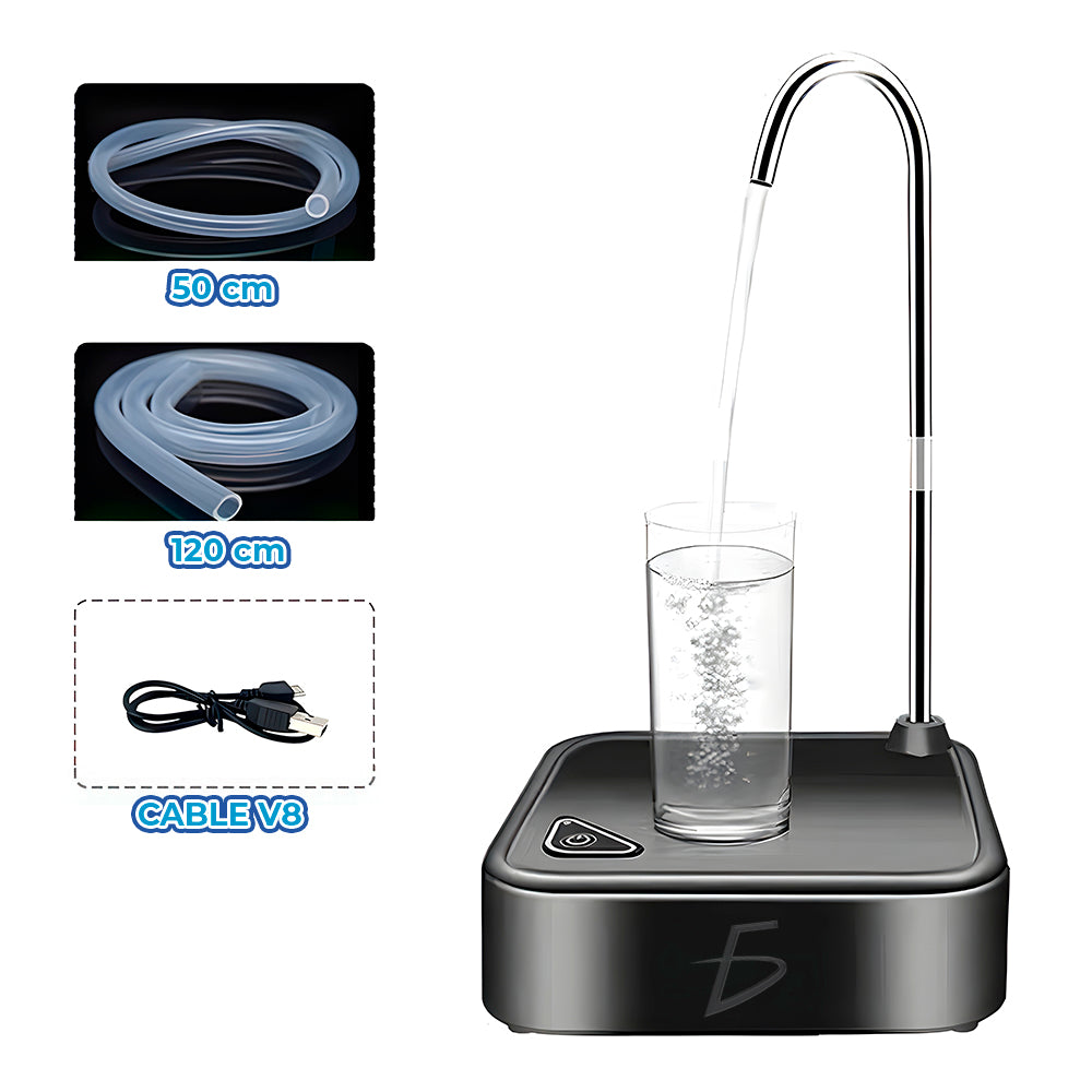 Dispensador de agua eléctrico USB para garrafón