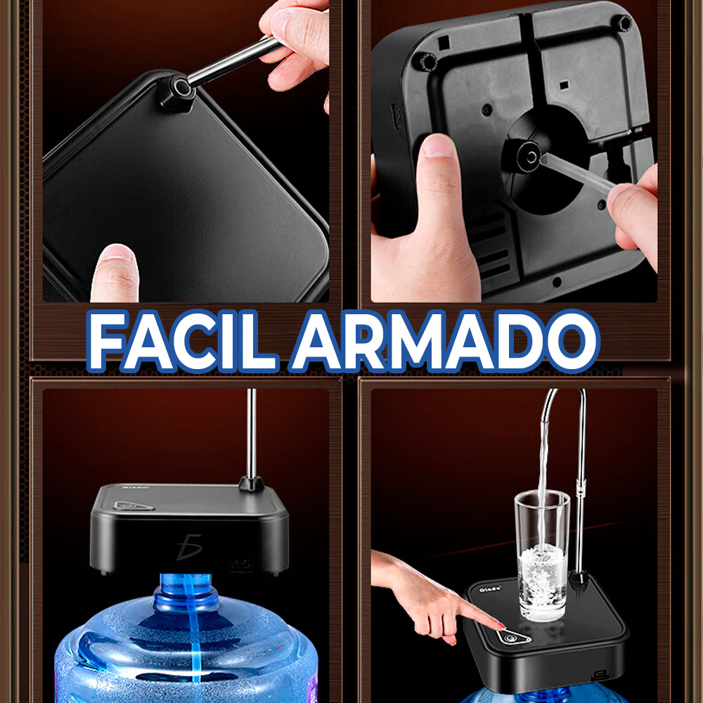 Dispensador de agua eléctrico USB para garrafón