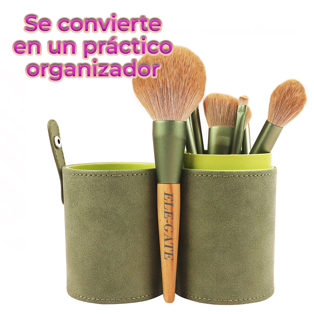 Set de 10 brochas de maquillaje de cerdas suaves