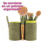 Set de 10 brochas de maquillaje de cerdas suaves