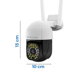 Cámara WiFi exterior 3MP con visión nocturna a color y PTZ