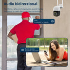 Cámara WiFi exterior 3MP con PTZ y visión nocturna a color