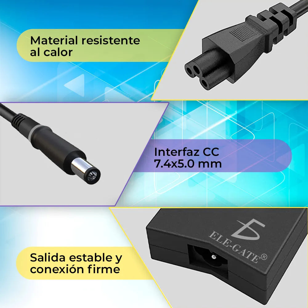 Cargador Dell 130W — conector