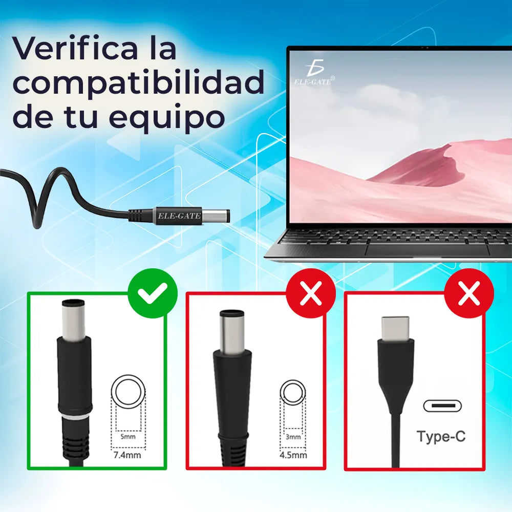 Cargador Dell 130W — compatibilidad