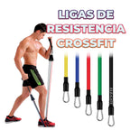 Juego de bandas de resistencia para ejercicio con asas
