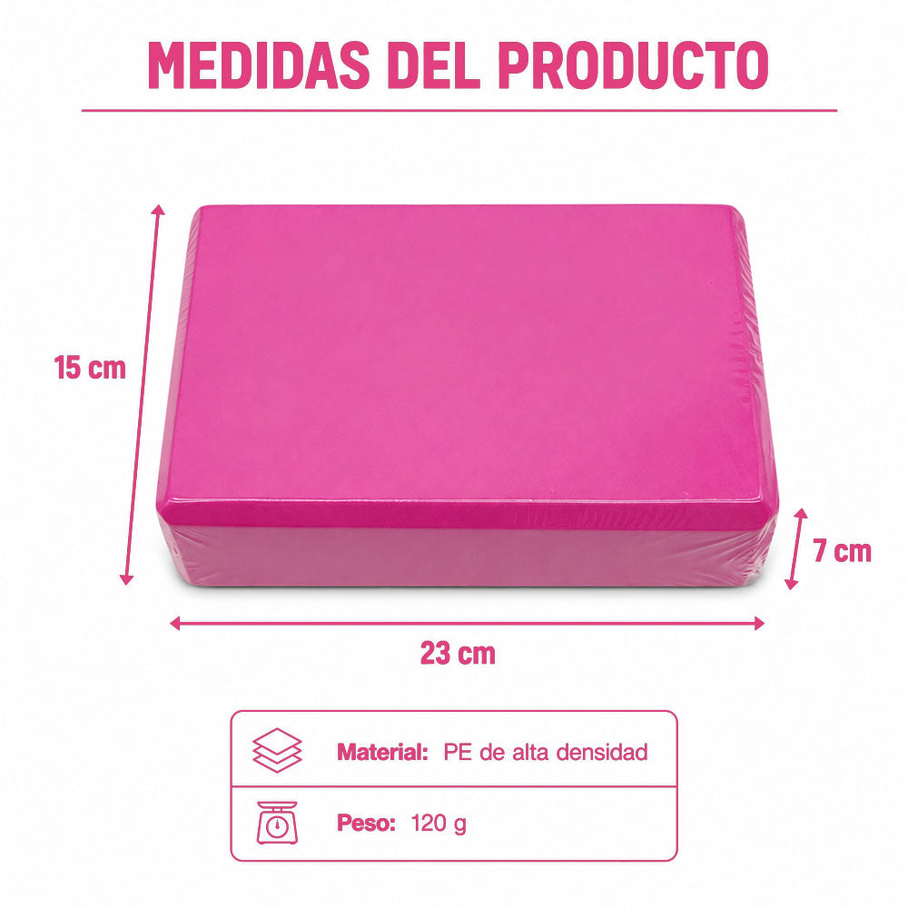 Bloque de yoga rectangular