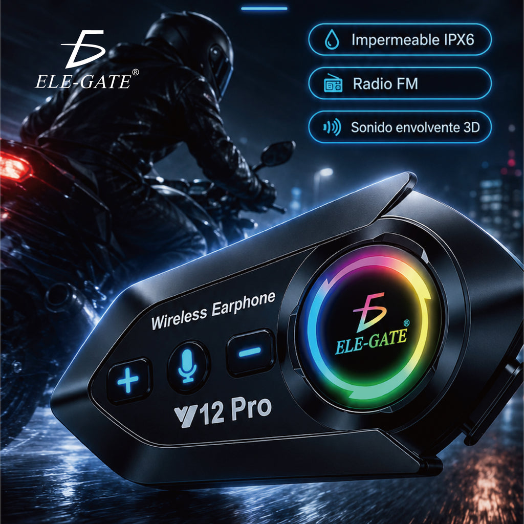 Auricular Bluetooth para casco de moto